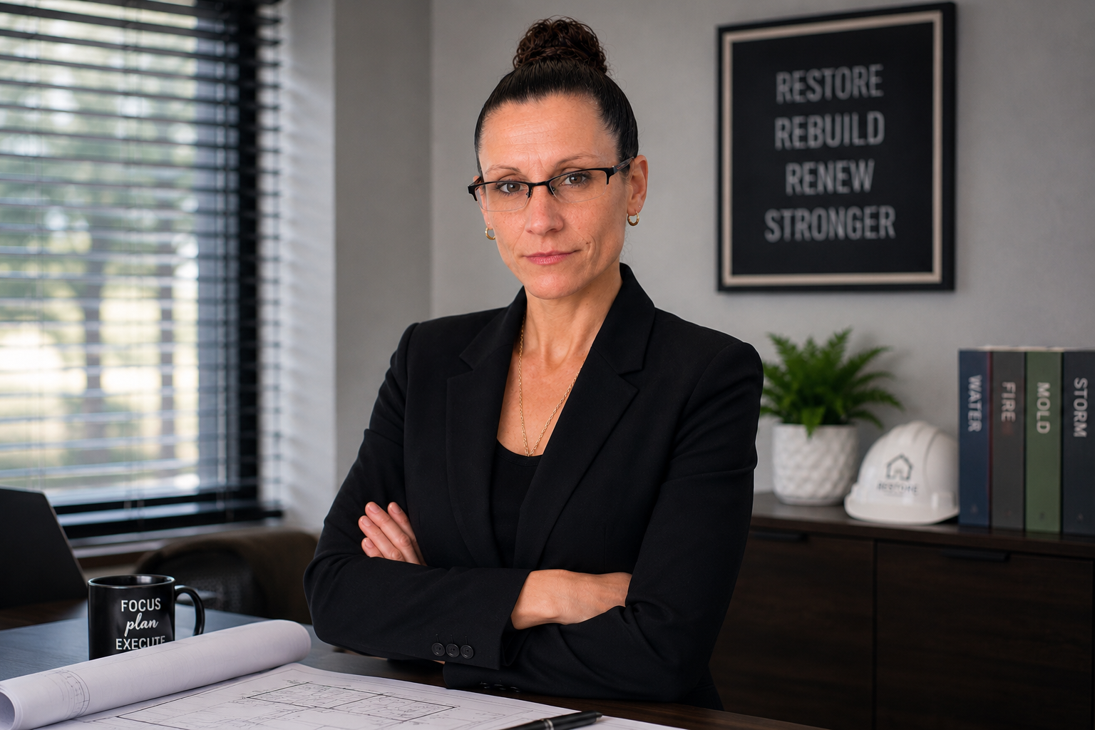 Erin Ann Randolph in her office